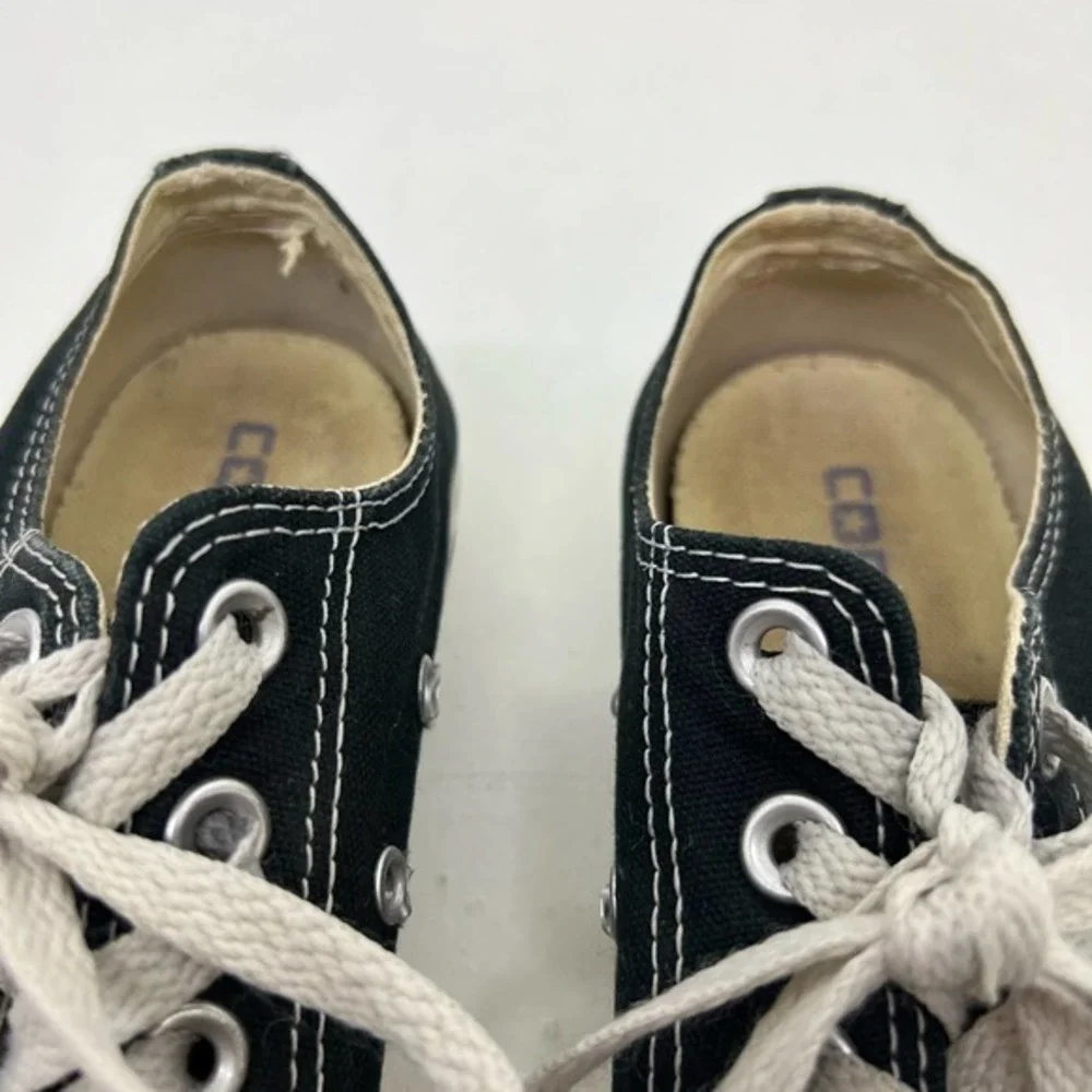 Converse M9166: Chuck Taylor All Star Unisex Ox Low Top Black Sneakers women 6